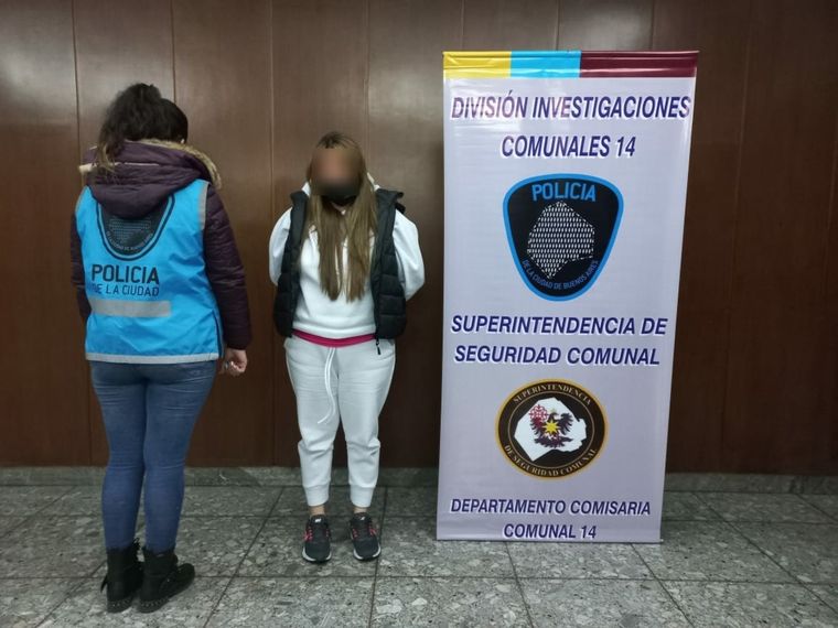 La mujer quedó detenida por el robo