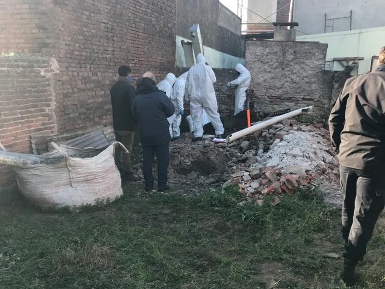 El cuerpo de la mujer desaparecida fue encontrado en la obra donde trabajaba su ex