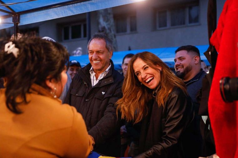 Victoria Tolosa Paz confirmó que será precandidata a gobernadora bonaerense y competirá junto a Daniel Scioli, que será precandidato a presidente. Foto: Télam