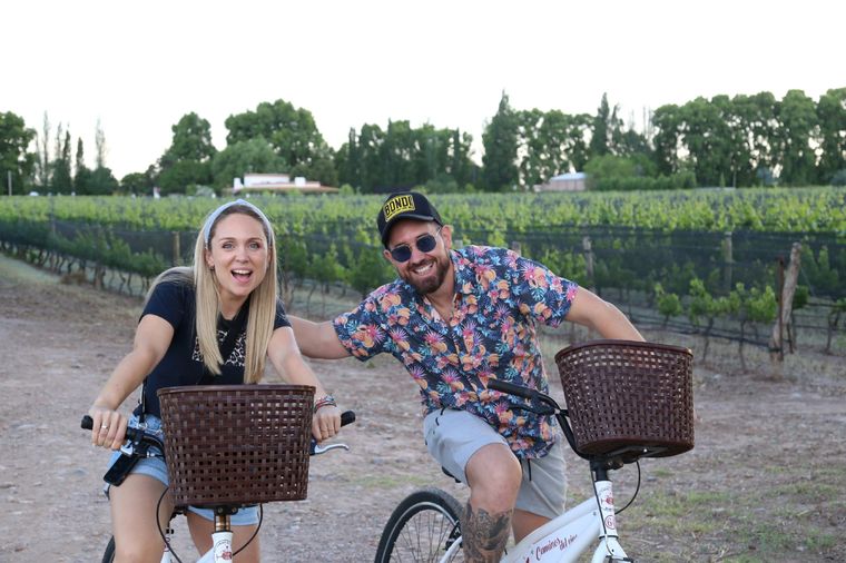 Nuria y Sebastián, NS Challenge, visitan Mendoza en su primer viaje a Argentina. Foto: Maximiliano Ríos/MDZ