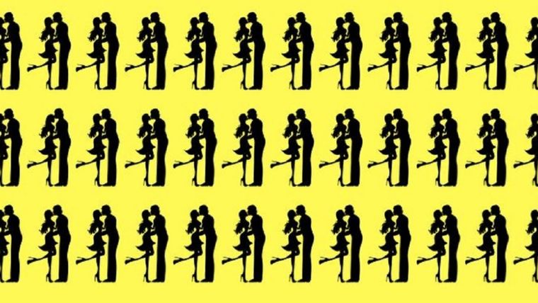 ACERTIJO VISUAL ACERTIJO VISUAL, RETO VISUAL, PAREJA Foto: ARCHIVO