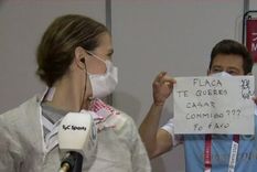 El momento que emocionó a todos. Foto: Captura