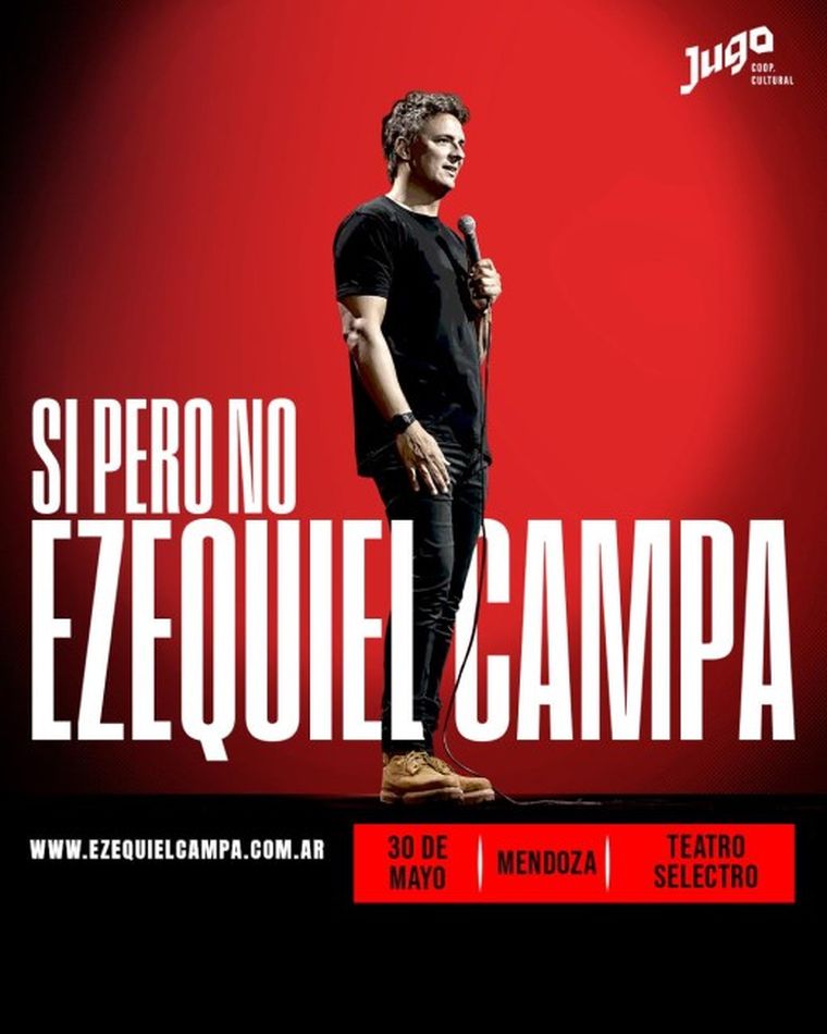 Ezequiel llega a Mendoza con un show imperdible. Ezequiel llega a Mendoza con un show imperdible. 