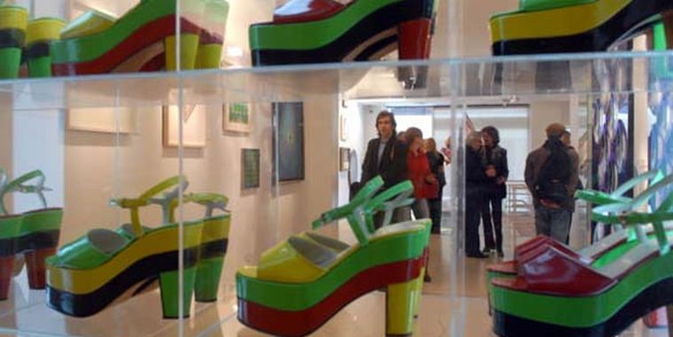 Killka inauguró muestra de arte. Foto: Télam