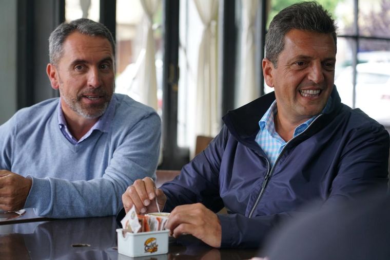 Jorge Difonso y Sergio Massa juntos Foto: MDZ