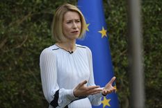 Kaja Kallas, de la Unión Europea, criticó duro a Israel por sus acciones bélicas. Foto Dpa