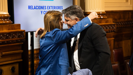 Patricia Bullrich celebró el dictamen obtenido para que el acuerdo entre el Mercosur y la Unión Europea sea tratado en el Congreso. Patricia Bullrich celebró el dictamen obtenido para que el acuerdo entre el Mercosur y la Unión Europea sea tratado en el Congreso.