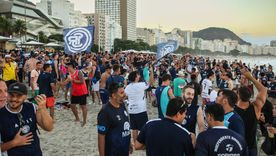 Dos mil hinchas de la Lepra viajaron a Brasil Dos mil hinchas de la Lepra viajaron a Brasil