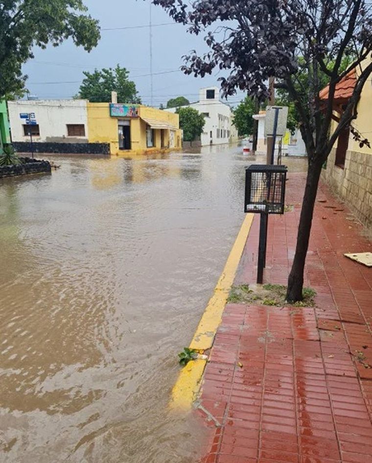 Merlo fue una de las ciudades afectadas Foto: Facebook