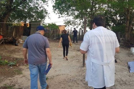 La nena fue encontrada por su padre en el interior del pozo
