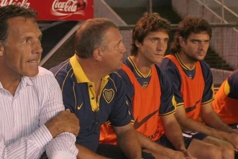 Miguel Ángel Russo junto a su exayudante, Hugo Gottardi, durante su primer ciclo en Boca. Miguel Ángel Russo junto a su exayudante, Hugo Gottardi, durante su primer ciclo en Boca.