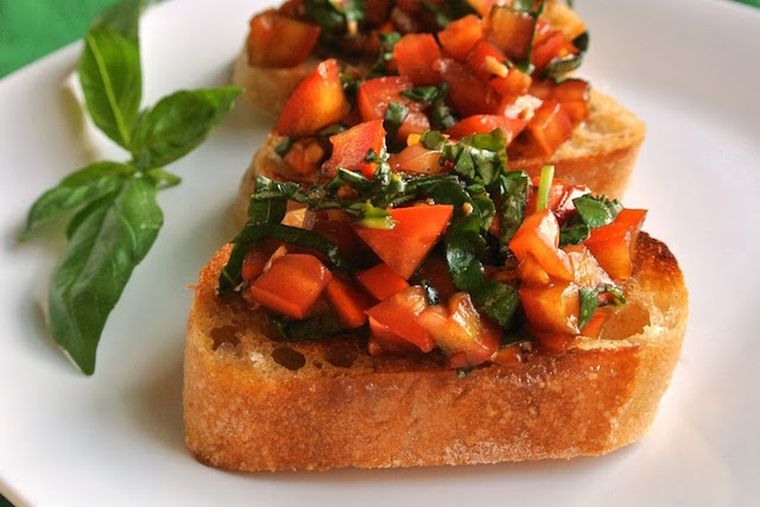 Las bruschettas más ricas.