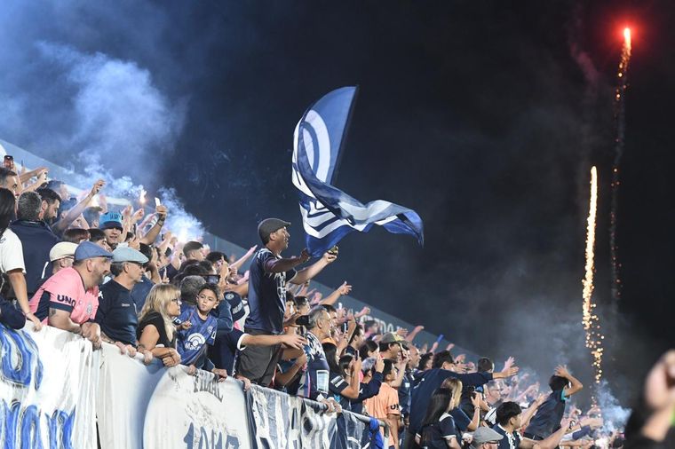 El hincha de la Lepra no paró ce celebrar el título. El hincha de la Lepra no paró ce celebrar el título. 