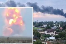 Las explosiones fueron muy potentes y obligaron evacuaciones. Foto: KNews.