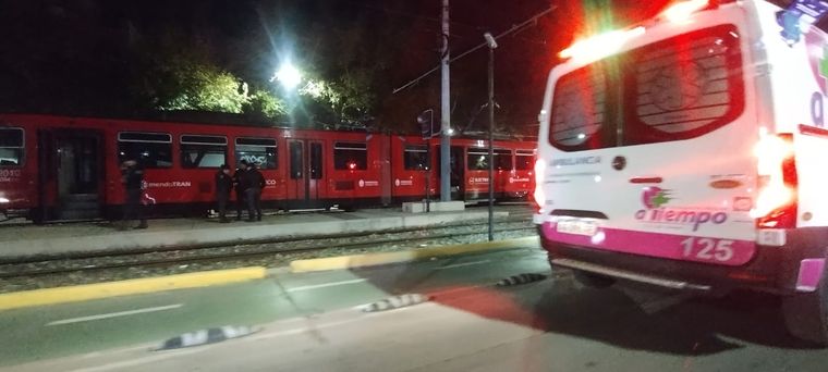 El servicio de Metrotranvía fue interrumpido parcialmente este miércoles Foto: Juan Tuzzi