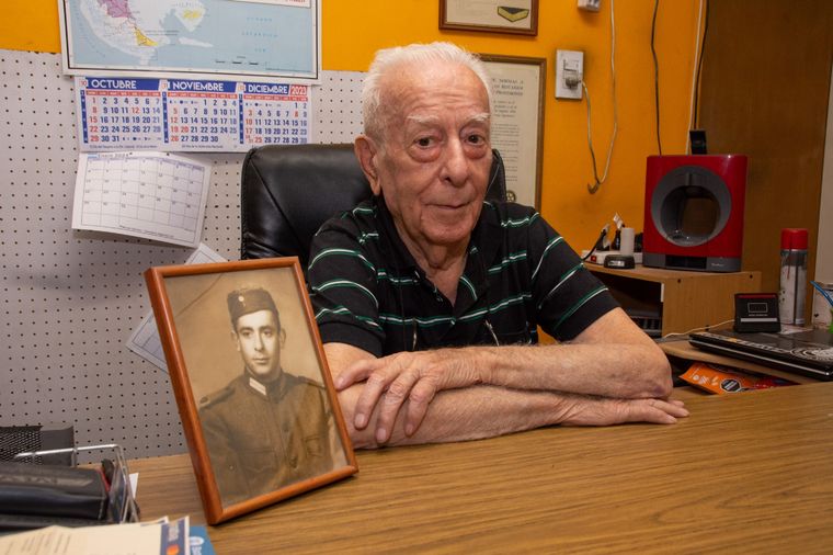 Vicente Canto, sobreviviente del histórico terremoto de San Juan que se produjo hace 80 años Foto: Telam