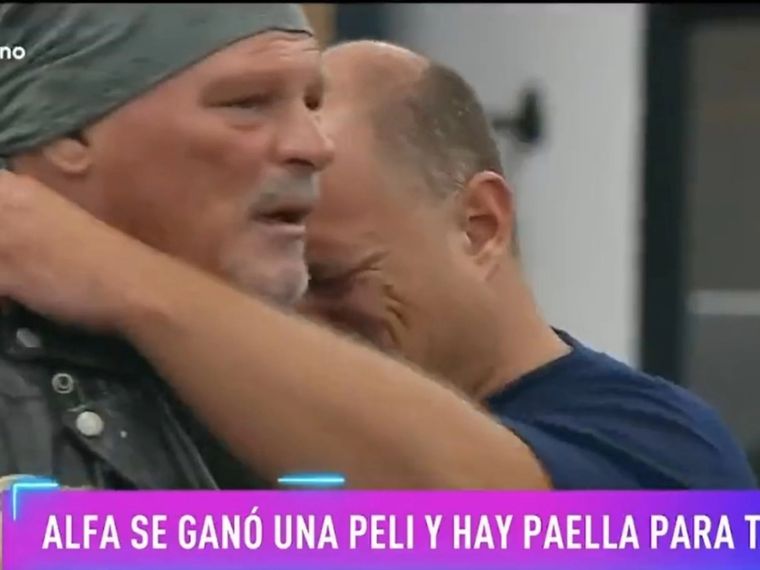 El inesperado abrazo entre Alfa y Ariel en Gran Hermano