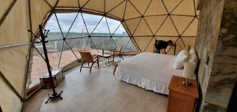 Glamping: una tendencia novedosa. Foto: Gentileza