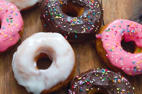 Las donas son un rico postre para terminar el día. Foto: Archivo