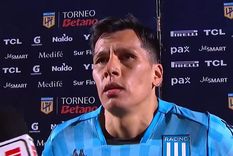 Sigali no puede creer el empate de Racing. Foto: Captura Sigali no puede creer el empate de Racing. Foto: Captura