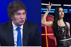 La cantante apuntó contra Milei.