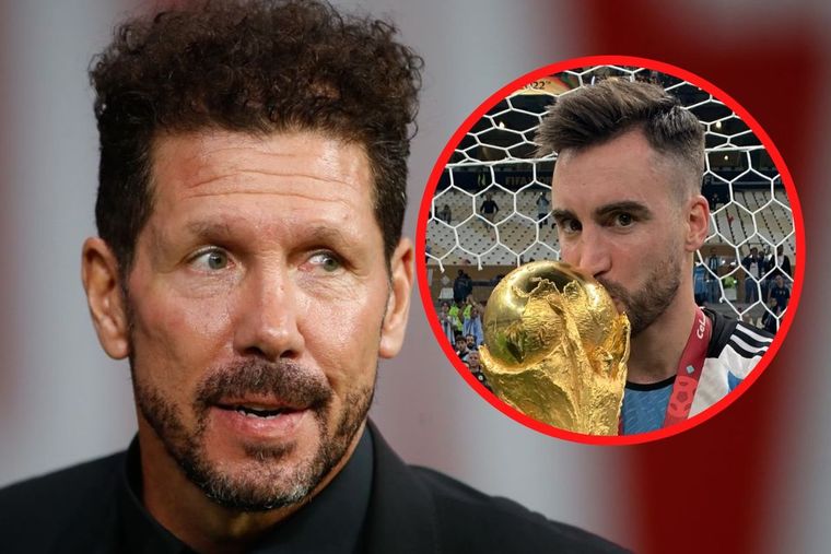 Simeone recibió una mojada de oreja por parte de Independiente en las redes sociales.