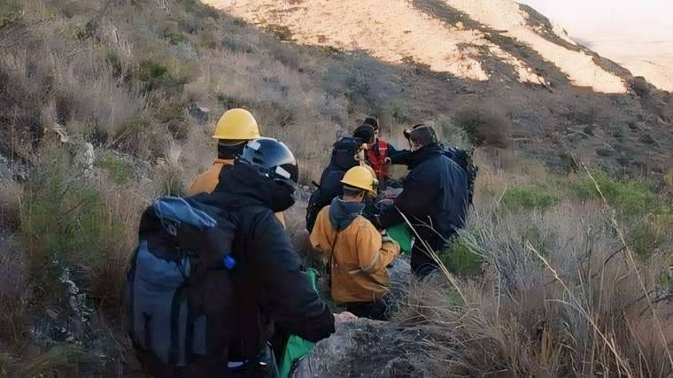 Los senderistas se perdieron en una zona de difícil acceso en el Cerro Uritorco de Capilla del Monte Foto: InfoCba