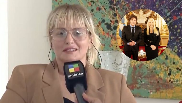 La periodista dio una fuerte opinión sobre la conductora de Telefe y la entrevista con Milei. Foto: Captura de pantalla/ Youtube: América/ Instagram: Telefe