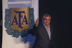 Tapia, cada vez más débil El oficialismo busca despedirlo de la AFA Foto: @Argentina
