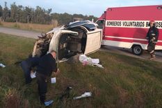 Así quedó la camioneta en la que viajaba el preparador físico y sus dos acompañantes.