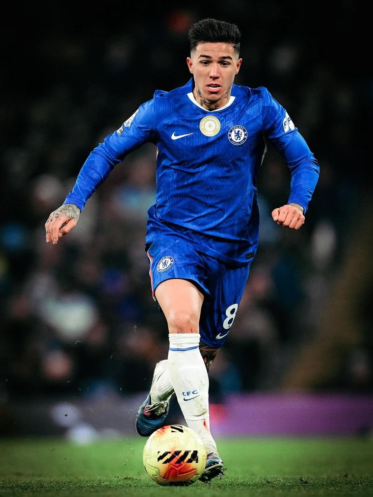 Enzo Fernández atraviesa su mejor momento en Inglaterra. Enzo Fernández atraviesa su mejor momento en Inglaterra.