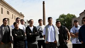 Los pumas en Bodega Trapiche previo a su encuentro con el seleccionando de Australia. Foto: UAR.
