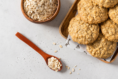 Galletas de avena fáciles y rápidas para principiante Foto: Shutterstock
