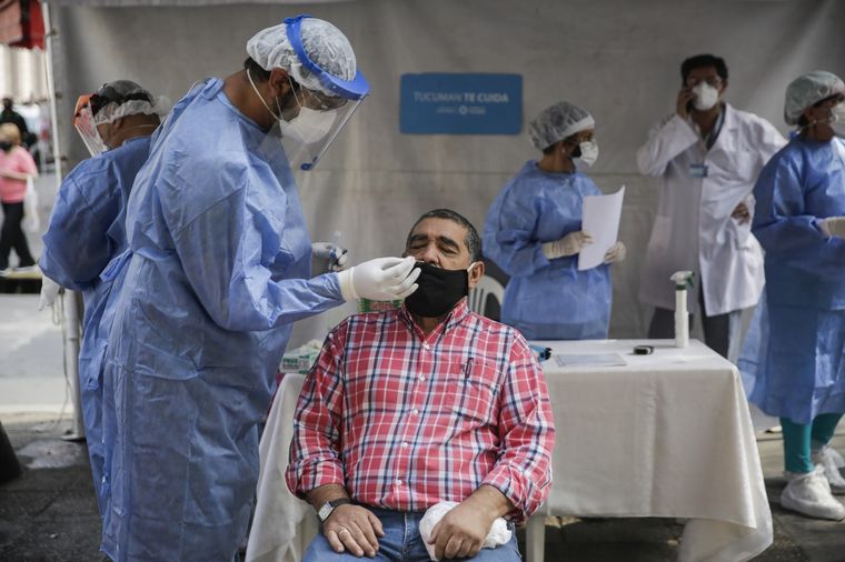 Especialistas calcularon el número real de contagios Foto: Télam