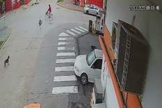 Los instantes previos al choque. Foto: Captura de video