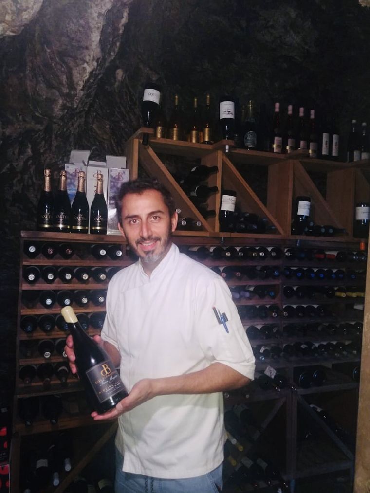 Lucas Bustos, en Galicia. Foto: Gentileza