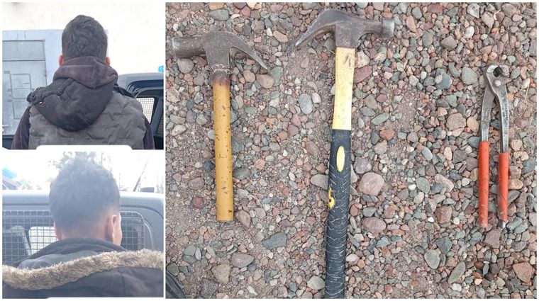 Los dos detenidos y el secuestro por el robo en Chacras de Coria.&nbsp;