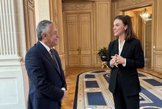 Alfredo Cornejo se reunió con Abigail Dressel, encargada de negocios de la Embajada de EE. UU. en Argentina. Foto: Prensa Gobierno de Mendoza