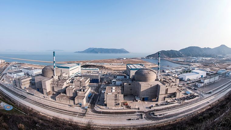 La central nuclear Taishan, en China. Foto: worldnuclearreport.
