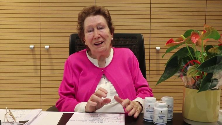 Ana María Lajusticia falleció a los 100 años. Foto: Archivo