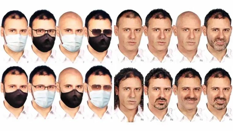 Los investigadores difundieron fotomontajes del economista