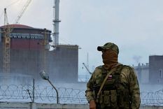 Rusia controla la central, ahora bombardeada por Ucrania. Foto: Efe.