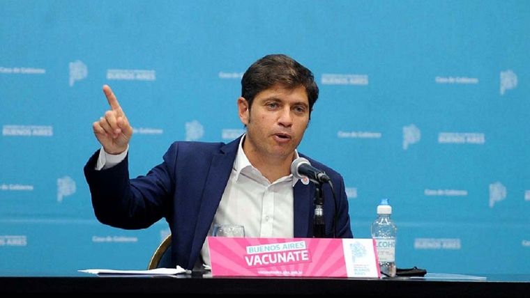 El gobernador bonaerense Axel Kicillof otorgó un aumento por decreto para el personal de salud. Foto: Télam