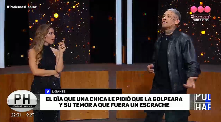 L-Gante reveló el pedido que recibió mientras estaba en una noche íntima. L-Gante reveló el pedido que recibió mientras estaba en una noche íntima.