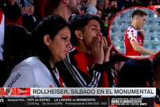 Rollheiser fue chiflado por la gente de River durante todo el partido.