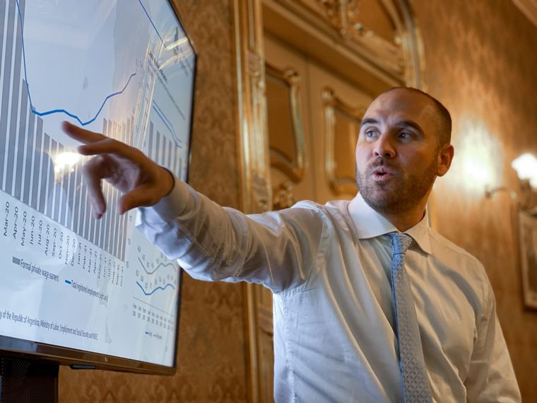 Martín Guzmán defendió el acuerdo en el Congreso. Foto: Télam