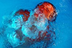 Burbujas de aire en una piscina. Foto: Wikipedia.