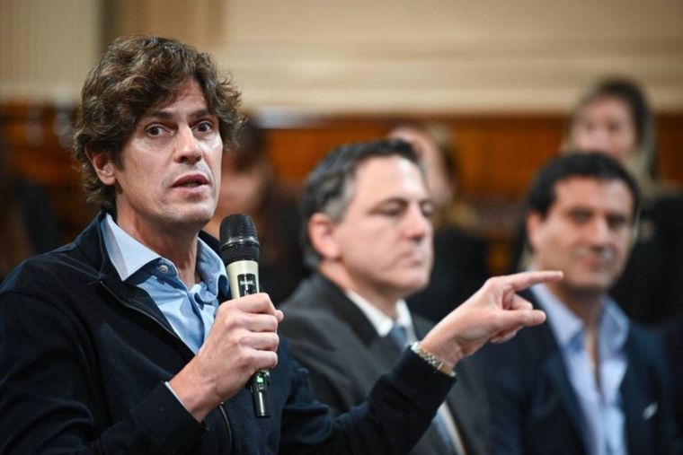 El duro cruce entre Martín Lousteau y Maximiliano Abad Foto: Senado