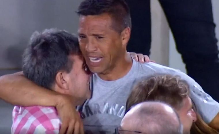 La emoción del Moncho Ruíz. Foto: Captura