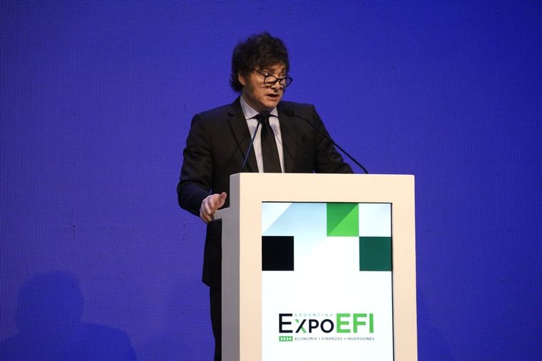 Javier Milei confirmó su presencia en la 13° edición de Expo EFI.